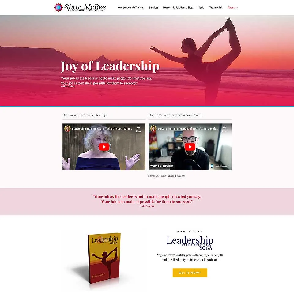 Joy of Leadership Website