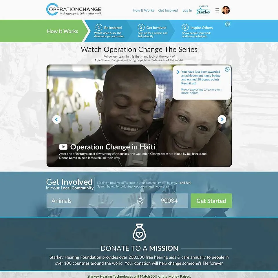 Operation Change: Website
